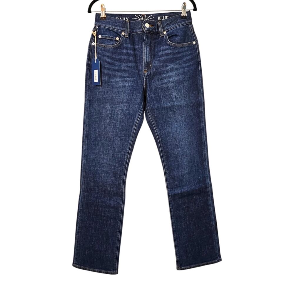 NWT Daily Blue MANYA Classic Straight Leg Jeans in Legacy size 28